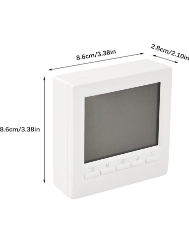 Termostato Programable Flylin LCD 24V con Bloqueo Infantil