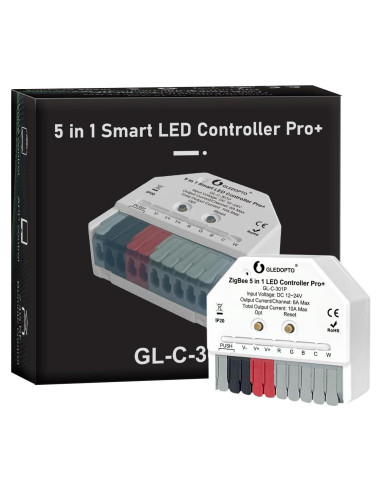 Controlador LED ZigBee GLEDOPTO Pro Mini 12-24V 5 Modos
