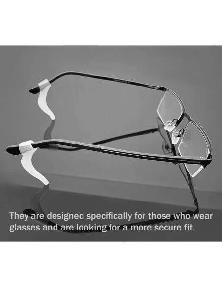 Ganchos de Silicona Suave PTSLKHN para Gafas - 10 Pares Ganchos de Silicona Suave PTSLKHN para Gafas - 10 Pares