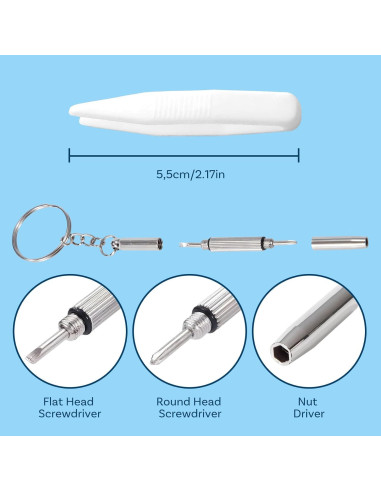 MMOBIEL Kit Almohadillas de Silicona para Gafas 54 Piezas