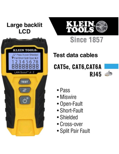 Klein Tools Crimpadora Modular y Probador de Cable Ethernet
