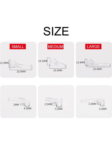 24 Pares Retenedores de Gafas iGeyzoe Silicona Transparente