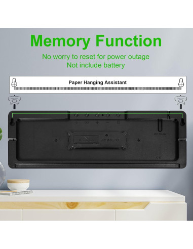 Reloj de Pared Digital CandyHome 39 cm con Control Remoto