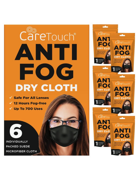 Paño Seco Antivaho Care Touch - 6 Toallitas Microfibra Paño Seco Antivaho Care Touch - 6 Toallitas Microfibra