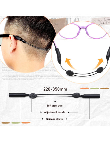 Retenedores de Gafas TORMEN Silicona Antideslizante 8 Estilos