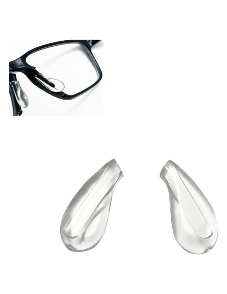Almohadilla de Nariz de Silicona Clony para Gafas - Transparente Almohadilla de Nariz de Silicona Clony para Gafas - Transparente