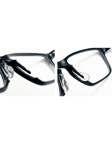 Almohadilla de Nariz de Silicona Clony para Gafas - Transparente Almohadilla de Nariz de Silicona Clony para Gafas - Transparente