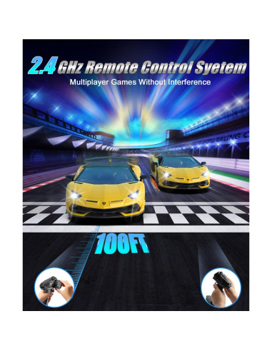 Coche RC Lamborghini SVJ 1:14 15 KM/H con Luz LED