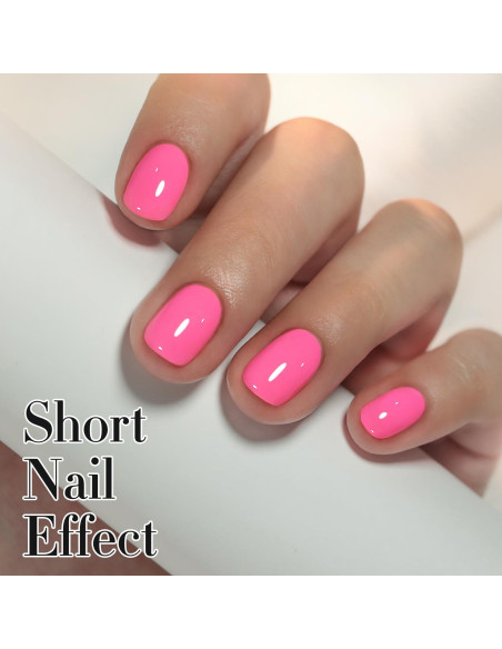 Esmalte en Gel Doble Ritmo 15ml Rosa Neón Libre de Toxinas Esmalte en Gel Doble Ritmo 15ml Rosa Neón Libre de Toxinas