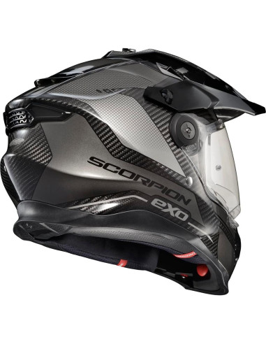 Casco Integral ScorpionEXO XT9000 Fibra Carbono Aventura XXL