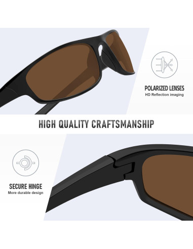 Gafas de sol deportivas OFWIN 1105 polarizadas UV400