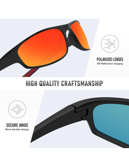 Gafas de sol deportivas OFWIN UV400 polarizadas unisex Gafas de sol deportivas OFWIN UV400 polarizadas unisex