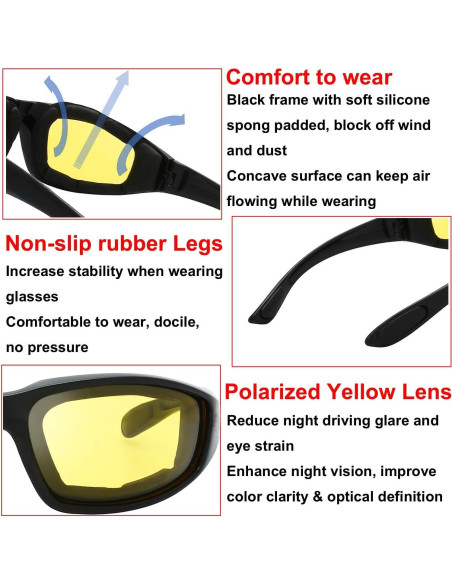 Gafas de Motocicleta The Fresh FR1401 Polarizadas UV 100% Gafas de Motocicleta The Fresh FR1401 Polarizadas UV 100%