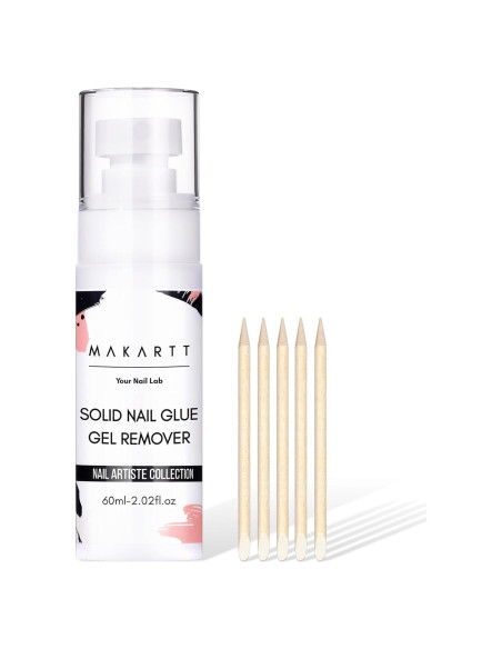 Removedor de Pegamento para Uñas Makartt 60ML Suave Sin Acetona Removedor de Pegamento para Uñas Makartt 60ML Suave Sin Acetona