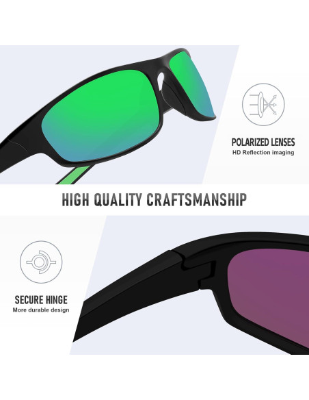 Gafas de Sol Deportivas Ofwin 1105 Polarizadas UV400 Gafas de Sol Deportivas Ofwin 1105 Polarizadas UV400