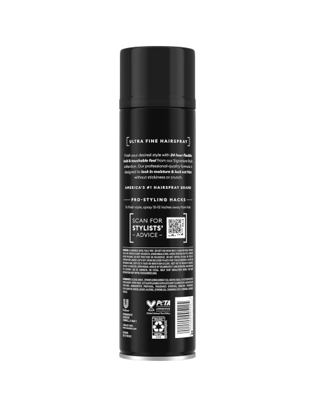 TRESemmé Spray Fijador Ultra Fino 311g Paquete de 6 - Sujeción Flexible TRESemmé Spray Fijador Ultra Fino 311g Paquete de 6 - Sujeción Flexible