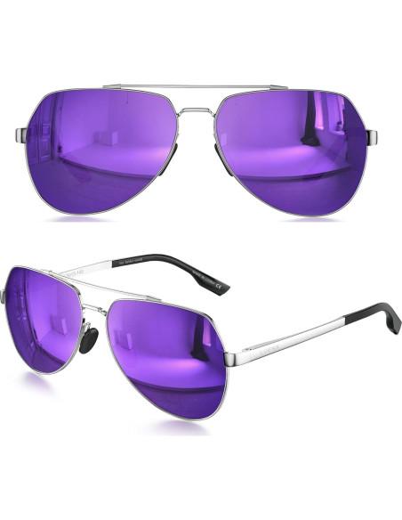 Gafas de sol LUENX Aviador Polarizadas UV400 para Unisex Gafas de sol LUENX Aviador Polarizadas UV400 para Unisex
