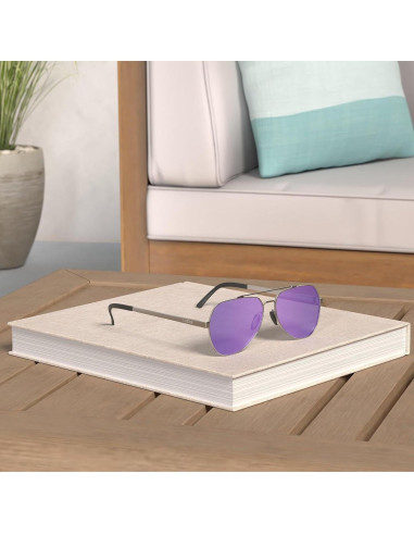 Gafas de sol LUENX Aviador Polarizadas UV400 para Unisex