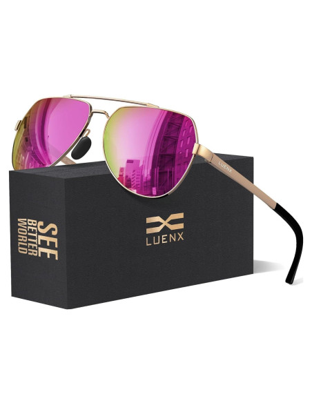 Gafas de sol LUENX Aviador Polarizadas UV400 para Adultos Gafas de sol LUENX Aviador Polarizadas UV400 para Adultos