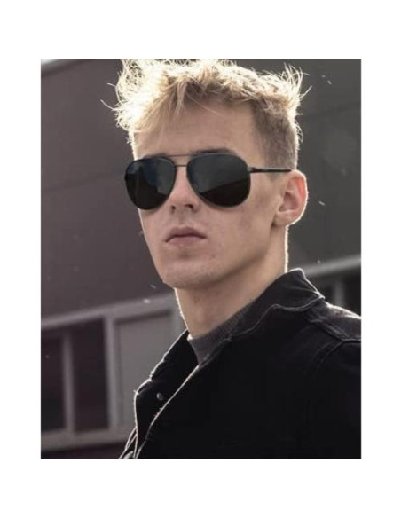 Gafas de sol LUENX Aviador Polarizadas UV400 para Hombres Gafas de sol LUENX Aviador Polarizadas UV400 para Hombres