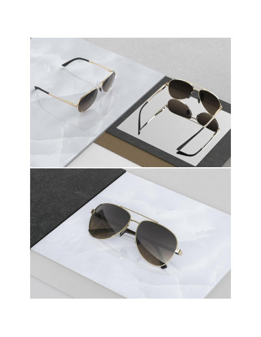 Gafas de sol LUENX Aviador Polarizadas UV400 para Hombres