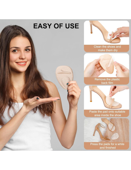 Cojines metatarsales Comfowner para mujeres - Alivio dolor pie Cojines metatarsales Comfowner para mujeres - Alivio dolor pie