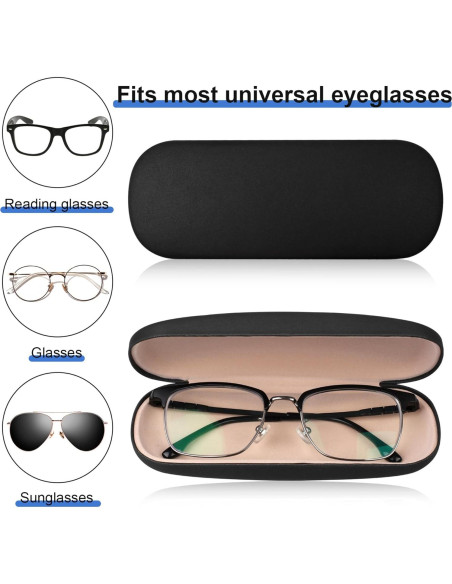 Estuche Duro para Gafas Joyberg, Paquete de 2, Negro Estuche Duro para Gafas Joyberg, Paquete de 2, Negro