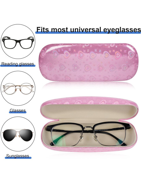 Estuche Duro para Gafas Joyberg - Paquete de 2 Rosa