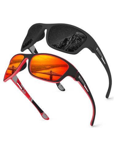 Gafas de Sol Deportivas KUGUAOK Polarizadas UV 100% Hombres