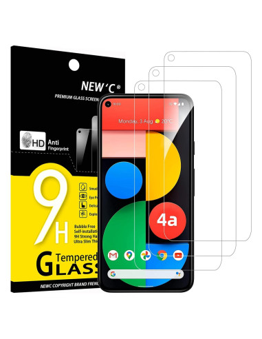 Protector de Pantalla Vidrio Templado NEW'C para Google Pixel 4a 5G