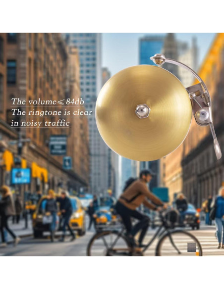 Campana de Bicicleta SUNNANDAEG Dorada 5.7cm Sonido Claro Campana de Bicicleta SUNNANDAEG Dorada 5.7cm Sonido Claro