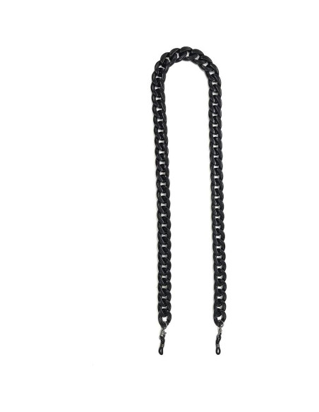 Cadena para Gafas DECKER Acrílico Texturizado Negro Cadena para Gafas DECKER Acrílico Texturizado Negro