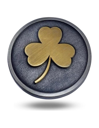 Marcador de Pelota de Golf Magnético Metal Trébol Irlandés