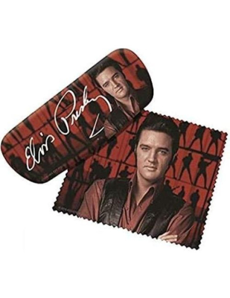 Estuche para Gafas Spoontiques Elvis Rojo Duro 15,24 cm Estuche para Gafas Spoontiques Elvis Rojo Duro 15,24 cm