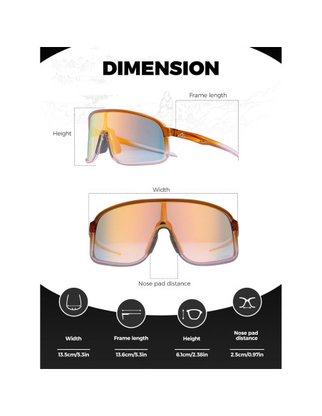Gafas de sol fotocromáticas ROCKBROS para ciclismo UV400 Gafas de sol fotocromáticas ROCKBROS para ciclismo UV400