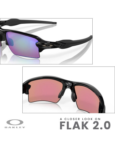 Gafas de sol Oakley Flak 2.0 XL con correa y kit de cuidado