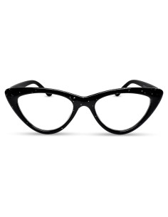 Gafas de lectura ojo de gato 2.5x 2SeeLife brillantes negras