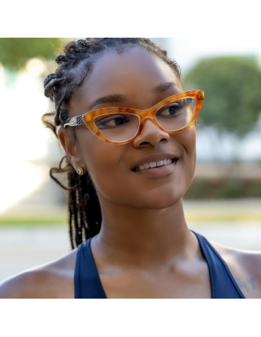 Gafas de lectura Cat Eye 1.0 Miel para mujeres - 2SeeLife