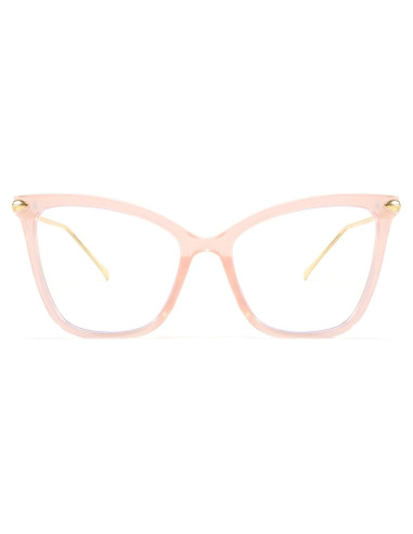 Gafas de Ojo de Gato FEISEDY con Bloqueo de Luz Azul Rosa