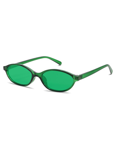 Gafas de sol retro GUVIVI ovaladas UV protección mujeres