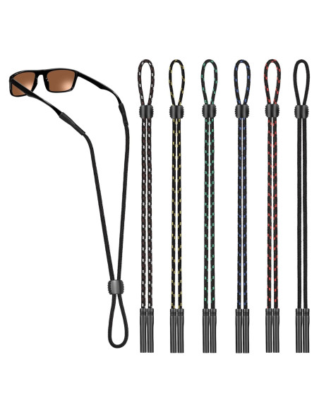 Correa para Gafas Nylon Ajustable Unisex 32 cm - 6 Piezas Correa para Gafas Nylon Ajustable Unisex 32 cm - 6 Piezas