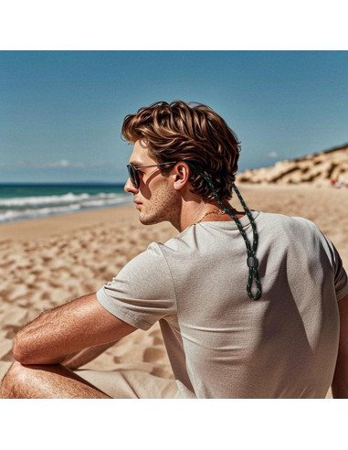 Correa para Gafas Nylon Ajustable Unisex 32 cm - 6 Piezas
