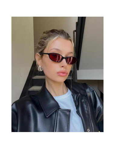 Gafas de sol retro GUVIVI ovaladas UV protección mujeres