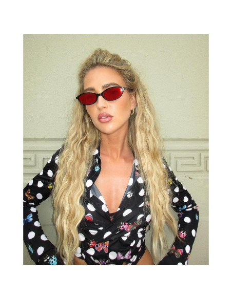 Gafas de sol retro GUVIVI ovaladas UV protección mujeres Gafas de sol retro GUVIVI ovaladas UV protección mujeres