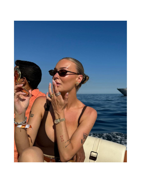 Gafas de sol ovaladas GUVIVI 90s UV protección mujeres Gafas de sol ovaladas GUVIVI 90s UV protección mujeres