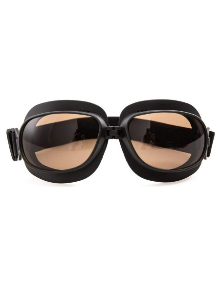 Gafas de Motocicleta Evomosa MG53 Vintage Retro Negro Gafas de Motocicleta Evomosa MG53 Vintage Retro Negro
