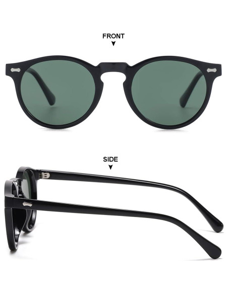 Gleyemor Gafas de Sol Polarizadas UV400 Marco Negro 48mm Gleyemor Gafas de Sol Polarizadas UV400 Marco Negro 48mm