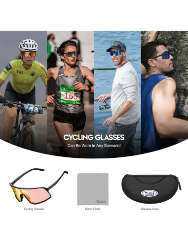 Gafas Fotoquímicas UV400 YOZISS para Ciclismo y Deportes