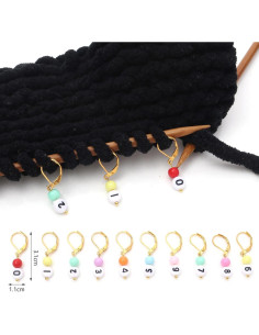 Marcadores de Puntos DoreenBeads para Tejer y Crochet 12 Piezas 2