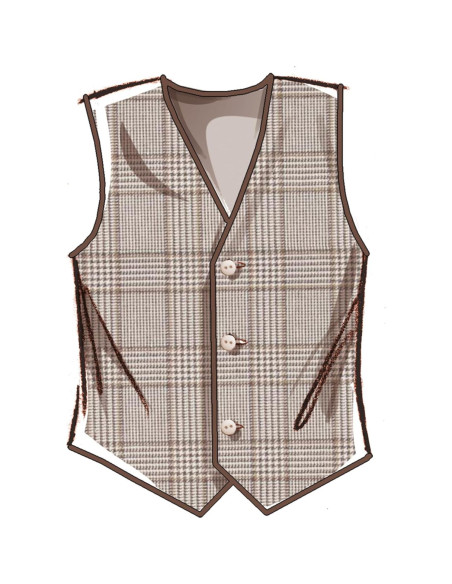 Kit de Patrón de Costura McCall's M8442 para Chalecos Unisex XS-XL Kit de Patrón de Costura McCall's M8442 para Chalecos Unisex XS-XL